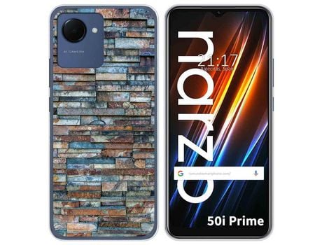 Funda Silicona para Realme Narzo 50i Prime diseño Ladrillo 05 Dibujos