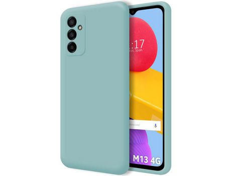 Funda Silicona Líquida Ultra Suave para Samsung Galaxy M13 4G Color Azul