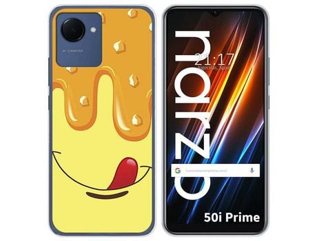 Funda Silicona para Realme Narzo 50i Prime diseño Helado Vainilla Dibujos