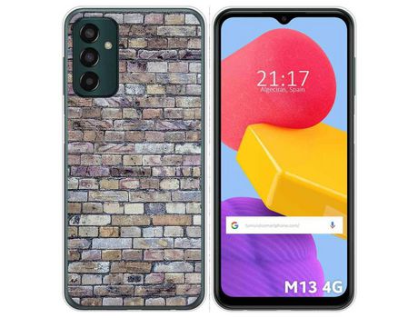 Funda Silicona para Samsung Galaxy M13 4G diseño Ladrillo 02 Dibujos