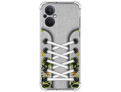 Funda Silicona Antigolpes para Oppo Reno 8 Lite 5G diseño Zapatillas 08 Dibujos