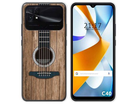 Funda Silicona para Xiaomi POCO C40 diseño Madera 11 Dibujos