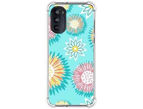 Funda Silicona Antigolpes para Motorola Moto G52 4G diseño Flores 05 Dibujos