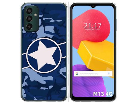 Funda Silicona para Samsung Galaxy M13 4G diseño Camuflaje 03 Dibujos