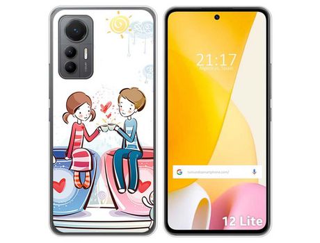 Funda Silicona para Xiaomi 12 Lite 5G diseño Café Dibujos