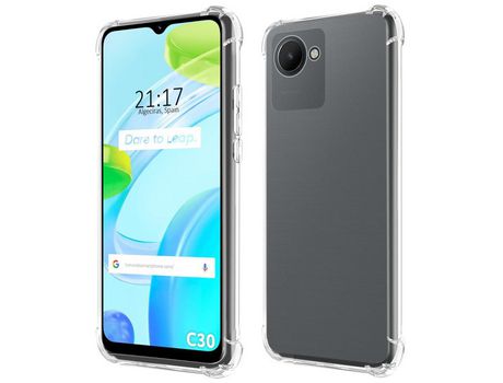 Funda Silicona Antigolpes Transparente para Realme C30