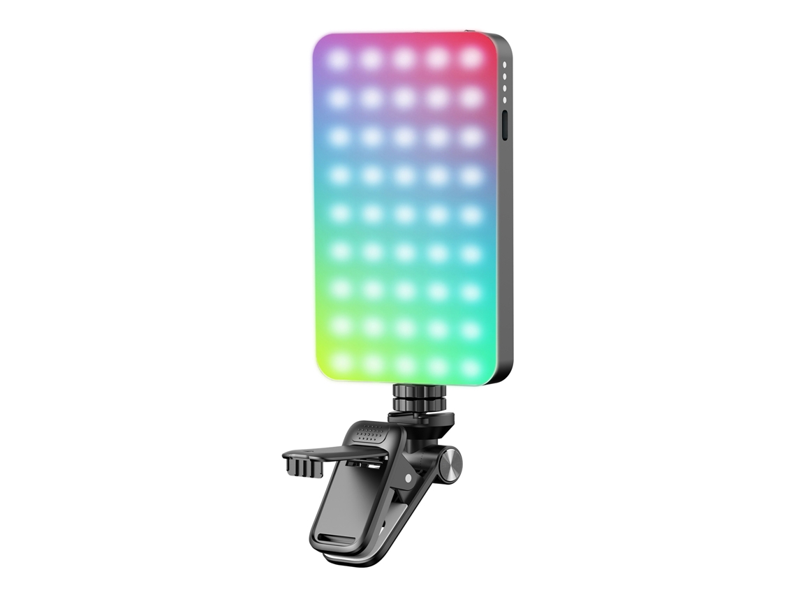 2026yncm-luz Led Para Videoconferencia Portátil, Clip Para Laptop, Smartphone Y Iphone, Luz Rgb Para Video