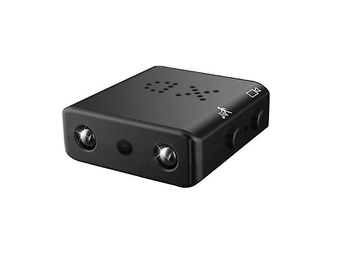 Minicámara HD Bestvite con visión nocturna y detección de movimiento (negra)