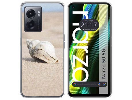 Funda para Realme Narzo 50 5g TUMUNDOSMARTPHONE Dibujos Concha Multicolor