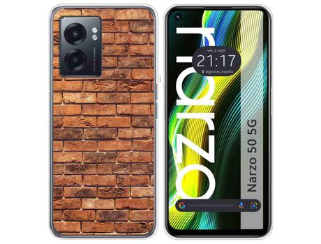 Funda para Realme Narzo 50 5g TUMUNDOSMARTPHONE Dibujos Teja 04 Multicolor