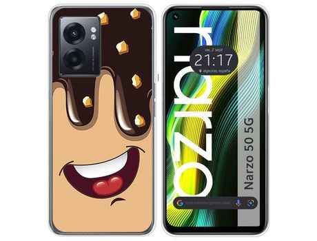 Funda para Realme Narzo 50 5g TUMUNDOSMARTPHONE Dibujos Gelado Chocolate Multicolor