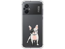 Funda para Xiaomi Poco M5 TUMUNDOSMARTPHONE Dibujos Anti Golpes Perros 06 Multicolor