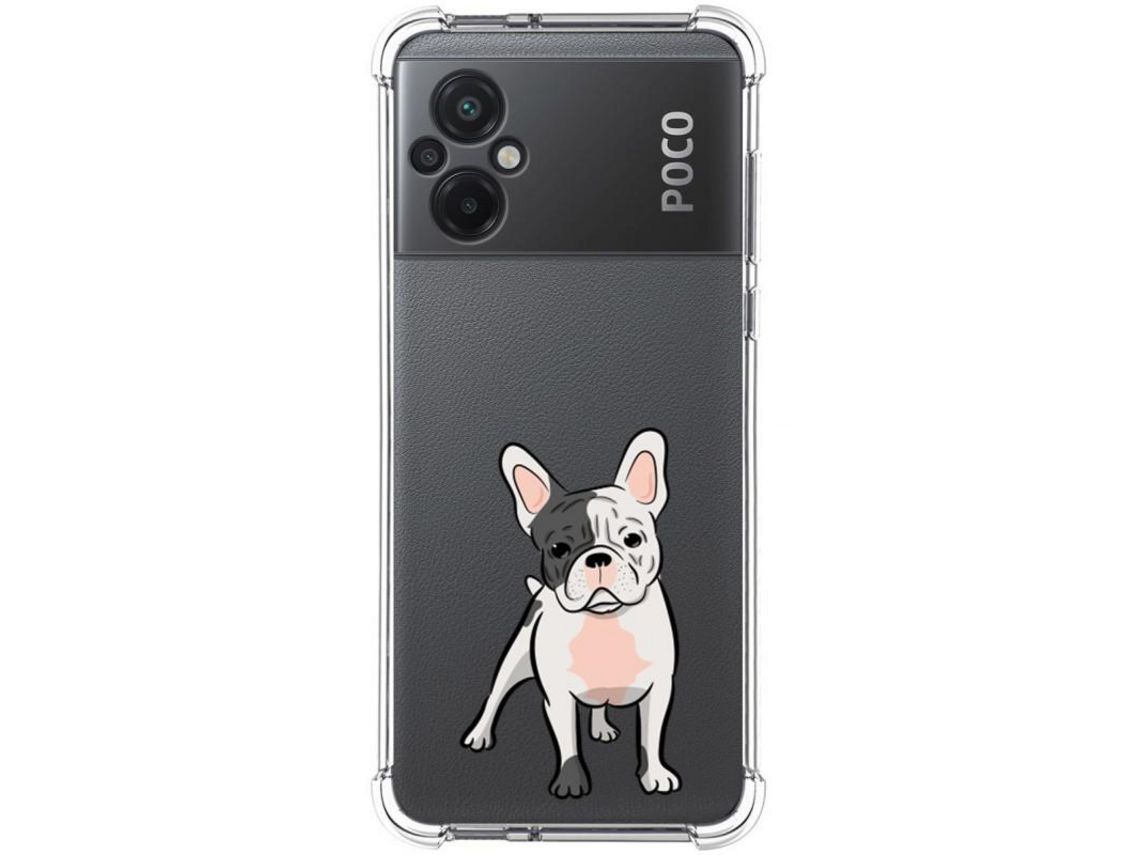 Funda para Xiaomi Poco M5 TUMUNDOSMARTPHONE Dibujos Anti Golpes Perros 06 Multicolor