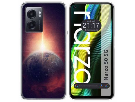 Funda para Realme Narzo 50 5g TUMUNDOSMARTPHONE Dibujos Terra Multicolor