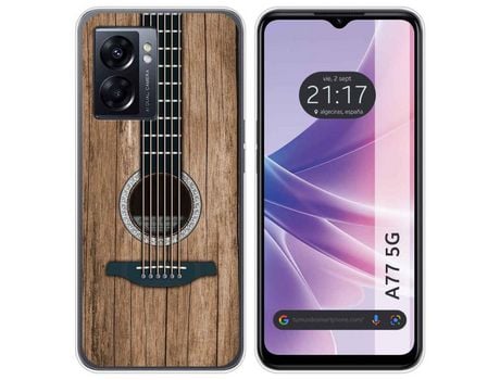 Funda para Oppo A77 5g TUMUNDOSMARTPHONE Dibujos Madera 11 Multicolor