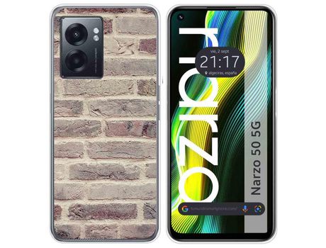 Funda para Realme Narzo 50 5g TUMUNDOSMARTPHONE Dibujos Teja 01 Multicolor