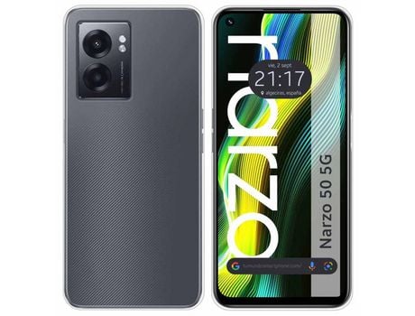 Funda para Realme Narzo 50 5g TUMUNDOSMARTPHONE Silicona Transparente
