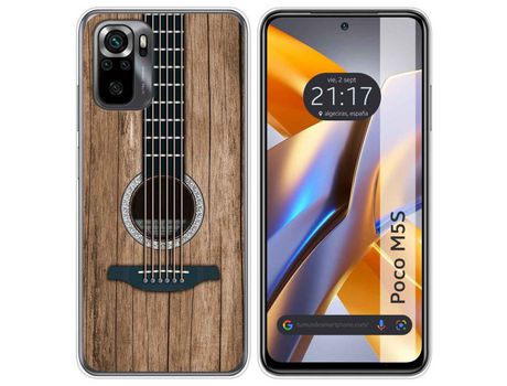 Funda para Xiaomi Poco M5S TUMUNDOSMARTPHONE Dibujos Madera 11 Multicolor