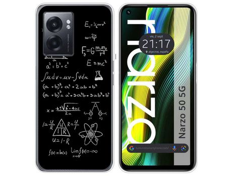 Funda para Realme Narzo 50 5g TUMUNDOSMARTPHONE Dibujos Formulas Multicolor