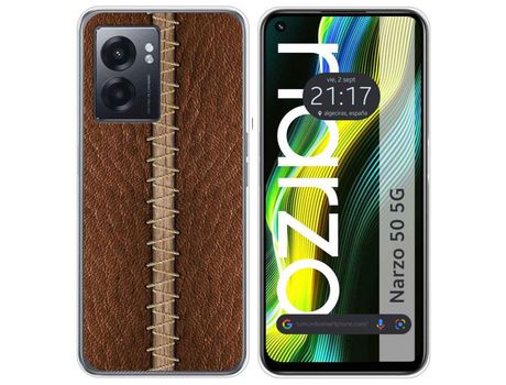 Funda para Realme Narzo 50 5g TUMUNDOSMARTPHONE Dibujos Couro 01 Multicolor