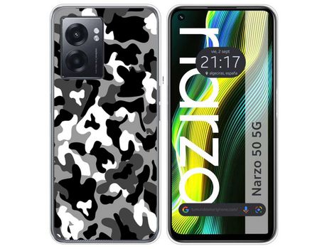 Funda para Realme Narzo 50 5g TUMUNDOSMARTPHONE Dibujos Snow Camuflagem Multicolor