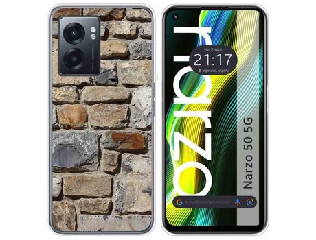 Funda para Realme Narzo 50 5g TUMUNDOSMARTPHONE Dibujos Teja 03 Multicolor