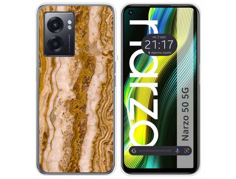 Funda para Realme Narzo 50 5g TUMUNDOSMARTPHONE Dibujos Mármol 10 Multicolor