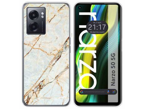 Funda para Realme Narzo 50 5g TUMUNDOSMARTPHONE Dibujos Mármol 13 Multicolor