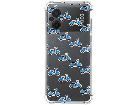 Funda para Xiaomi Poco M5 TUMUNDOSMARTPHONE Dibujos Anti Golpes Scooter Multicolor