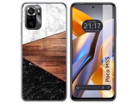 Funda para Xiaomi Poco M5S TUMUNDOSMARTPHONE Dibujos Mármol 11 Multicolor