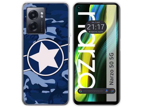 Funda para Realme Narzo 50 5g TUMUNDOSMARTPHONE Dibujos Camuflagem 03 Multicolor