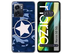 Funda para Realme Narzo 50 5g TUMUNDOSMARTPHONE Dibujos Camuflagem 03 Multicolor