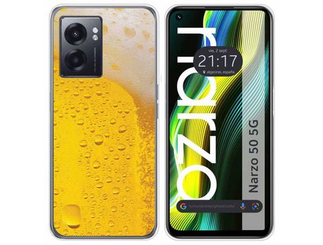 Funda para Realme Narzo 50 5g TUMUNDOSMARTPHONE Dibujos Cerveja Multicolor