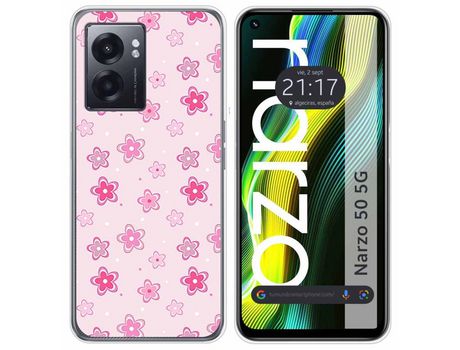Funda para Realme Narzo 50 5g TUMUNDOSMARTPHONE Dibujos Flores Multicolor