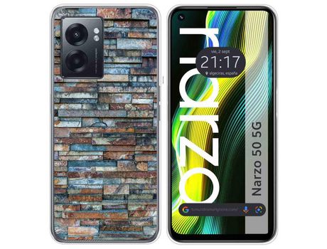 Funda para Realme Narzo 50 5g TUMUNDOSMARTPHONE Dibujos Teja 05 Multicolor