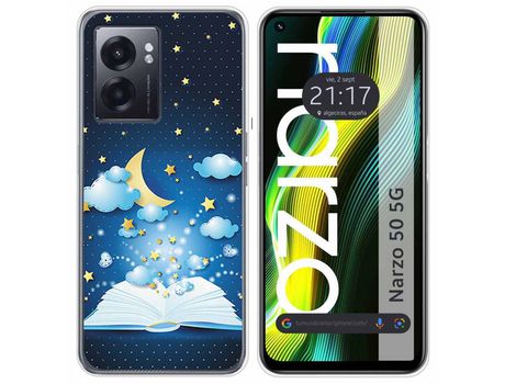 Funda para Realme Narzo 50 5g TUMUNDOSMARTPHONE Dibujos Libro Contos Multicolor