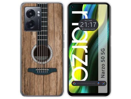 Funda para Realme Narzo 50 5g TUMUNDOSMARTPHONE Dibujos Madera 11 Multicolor