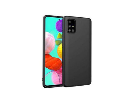 Funda de Gel de Silicona Samsung Galaxy A51 Negro