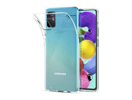 Funda de Silicona transparente para Samsung Galaxy A71