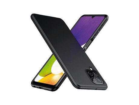 Funda de Silicona 4G para Samsung Galaxy A22, alta Protección Negro