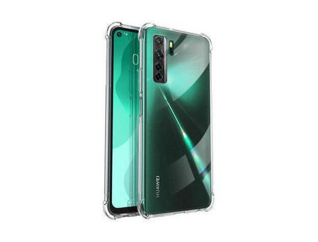 Funda móvil Huawei P40 Lite (5G) hybrid (bumper + trasera) transparente