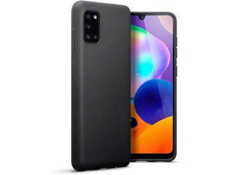 Funda silicona gel Samsung Galaxy A31 negro