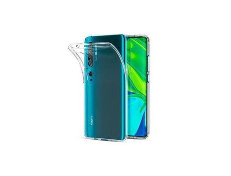 Funda móvil silicona gel Xiaomi Mi Note 10 transparente