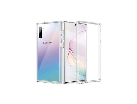 Carcasa Samsung Galaxy Note 10 Hybrid (Bumper + Trasera ) Transparente