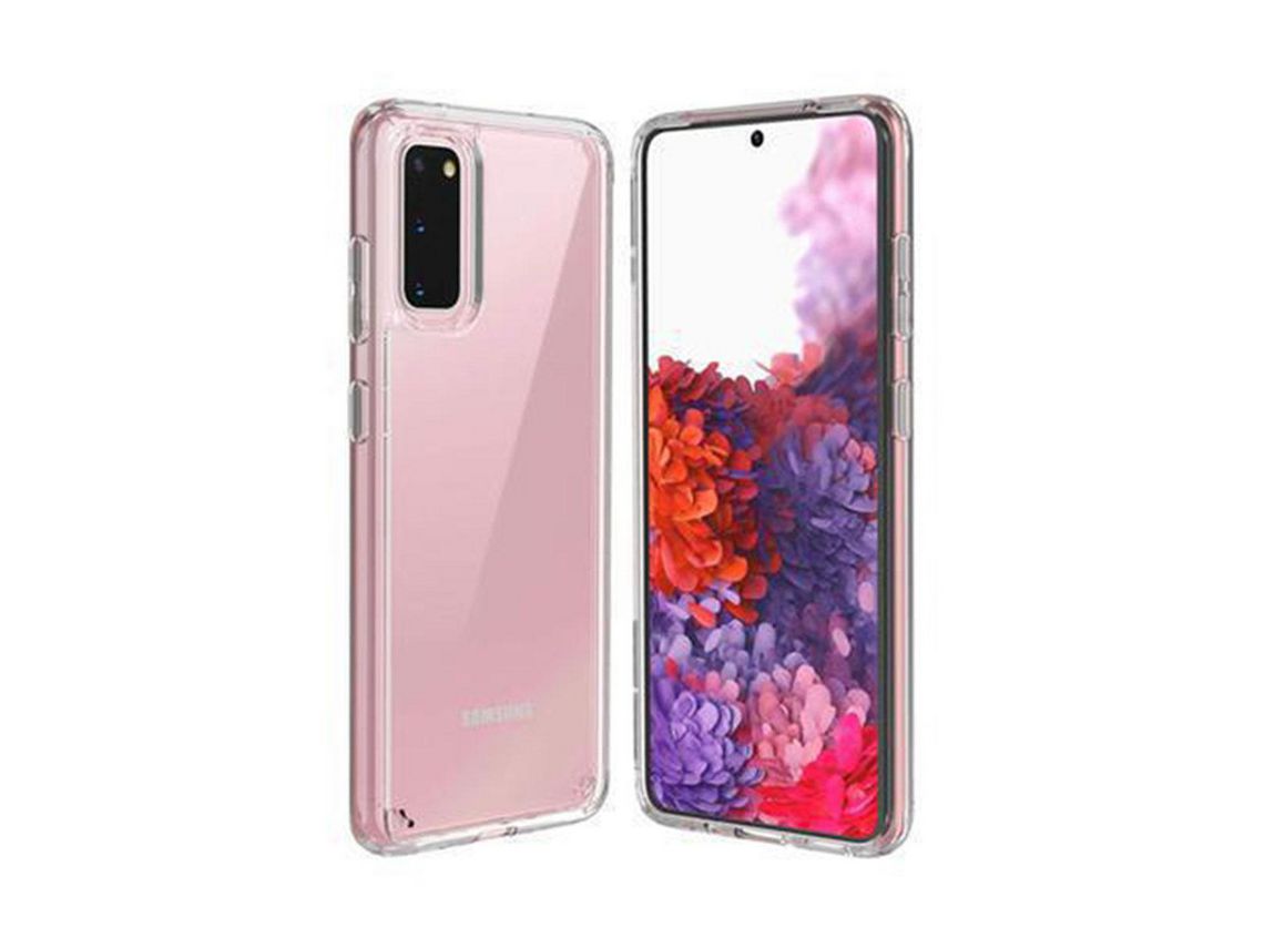 Carcasa Samsung Galaxy S20 Hybrid (bumper + trasera) Transparente