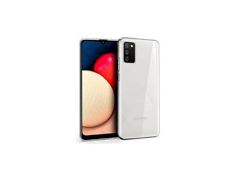 Funda silicona gel Samsung Galaxy A02s transparente