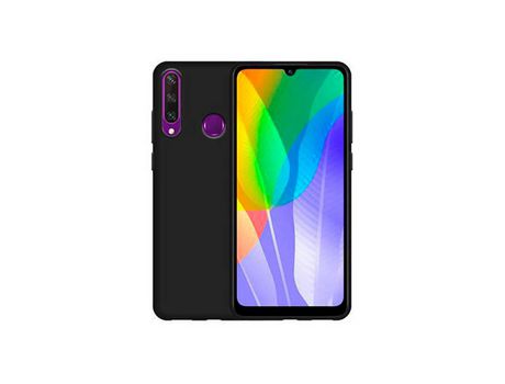 Funda Silicona Gel Negra Huawei Y6p