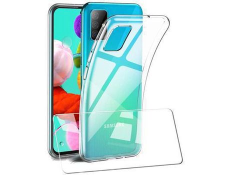 Protetor Samsung Galaxy A51 Cristal Templado + Funda de Silicona
