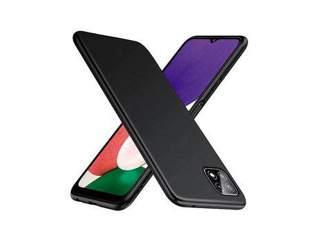 Funda de Silicona 5G Samsung Galaxy A22, alta Protección Negro