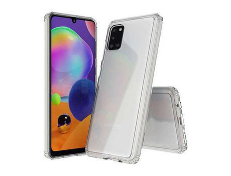 Carcasa Samsung Galaxy A41 Hybrid ( bumper+ trasera) Transparente